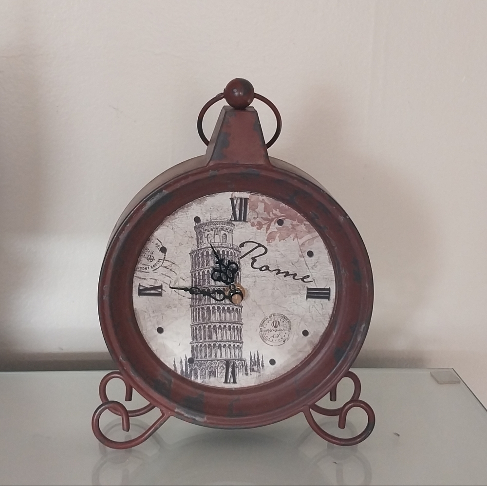 Rustic Clock In Great Condition